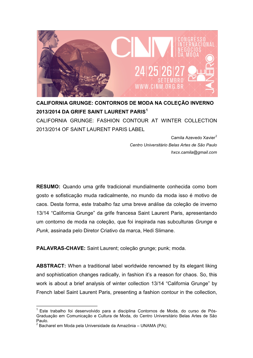 California Grunge: Contornos De Moda Na Coleção Inverno 2013/2014 Da