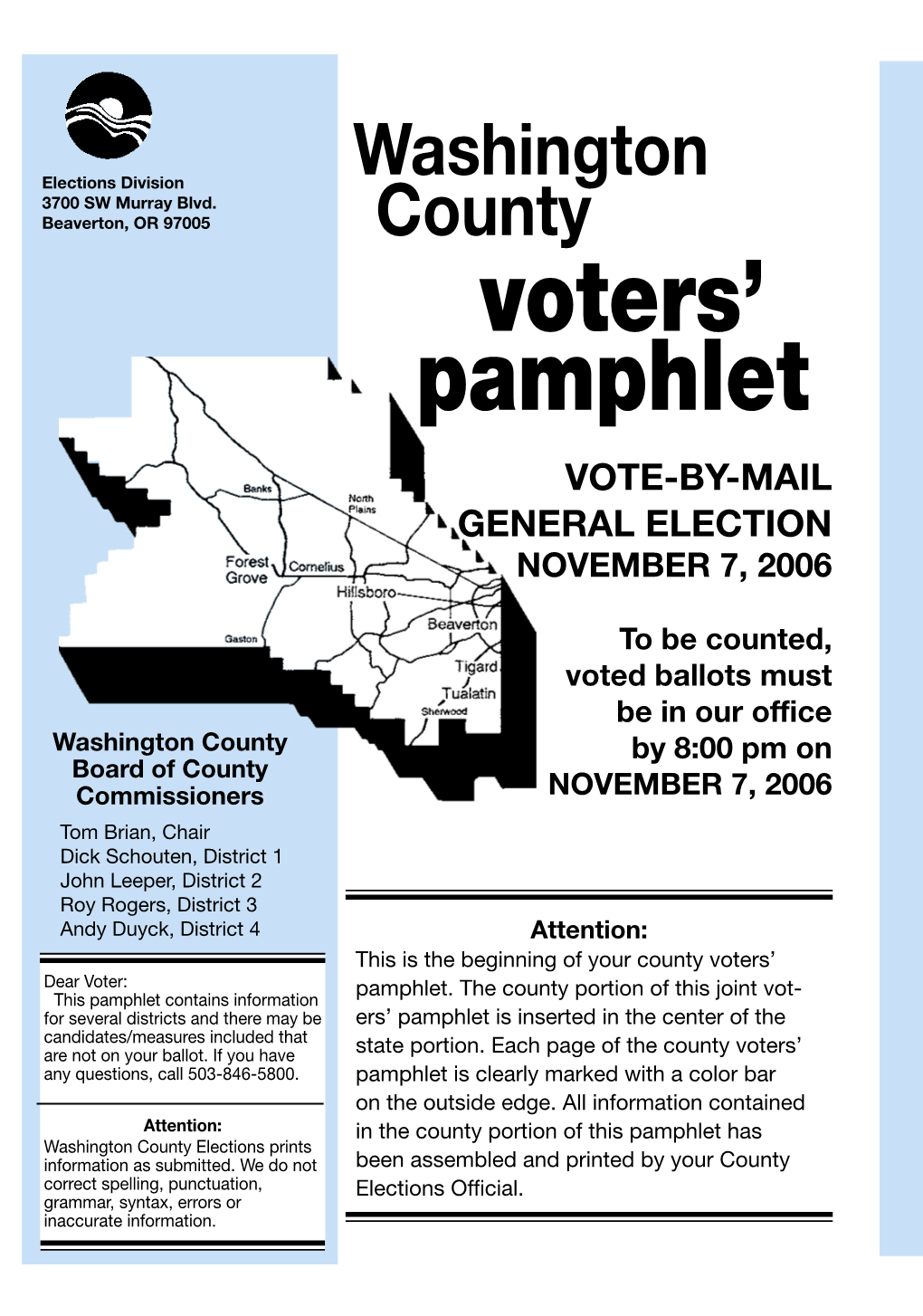 Voters' Pamphlet