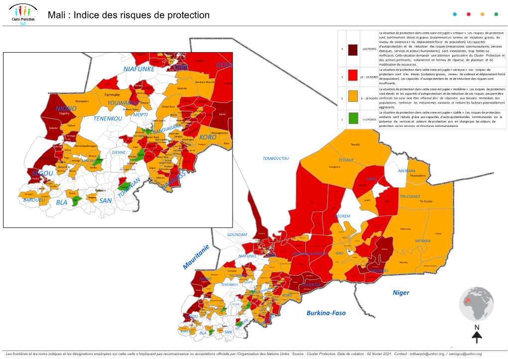Mali : Indice Des Risques De Protection