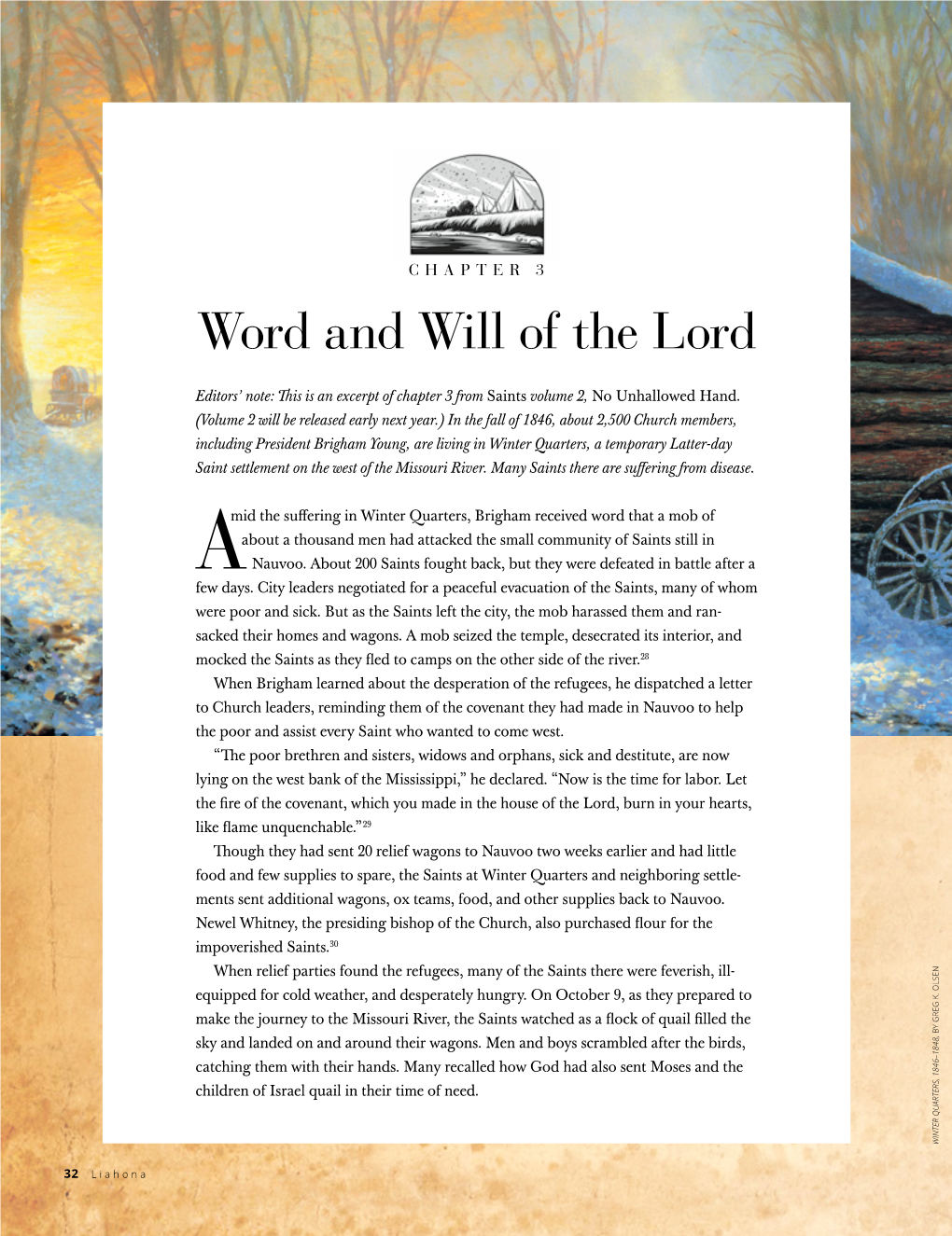 Word and Will of the Lord