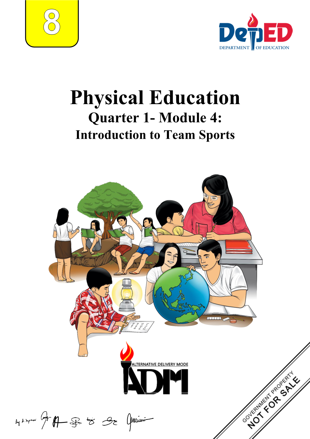 Physical Education Quarter 1- Module 4: Introduction to Team Sports