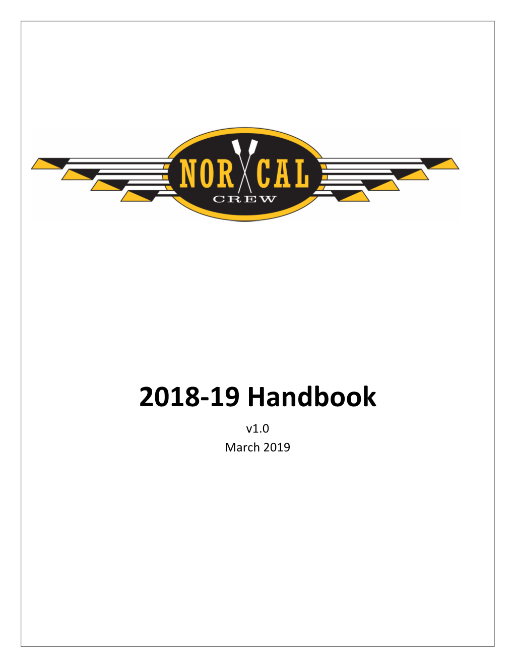 2018-19 Handbook V1.0 March 2019