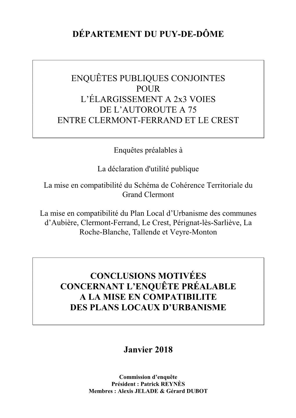 Rapport Et Conclusion Enquêtes