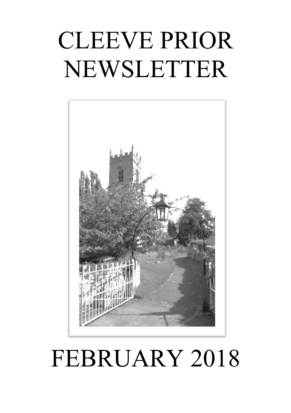 Cleeve Prior Newsletter February 2018