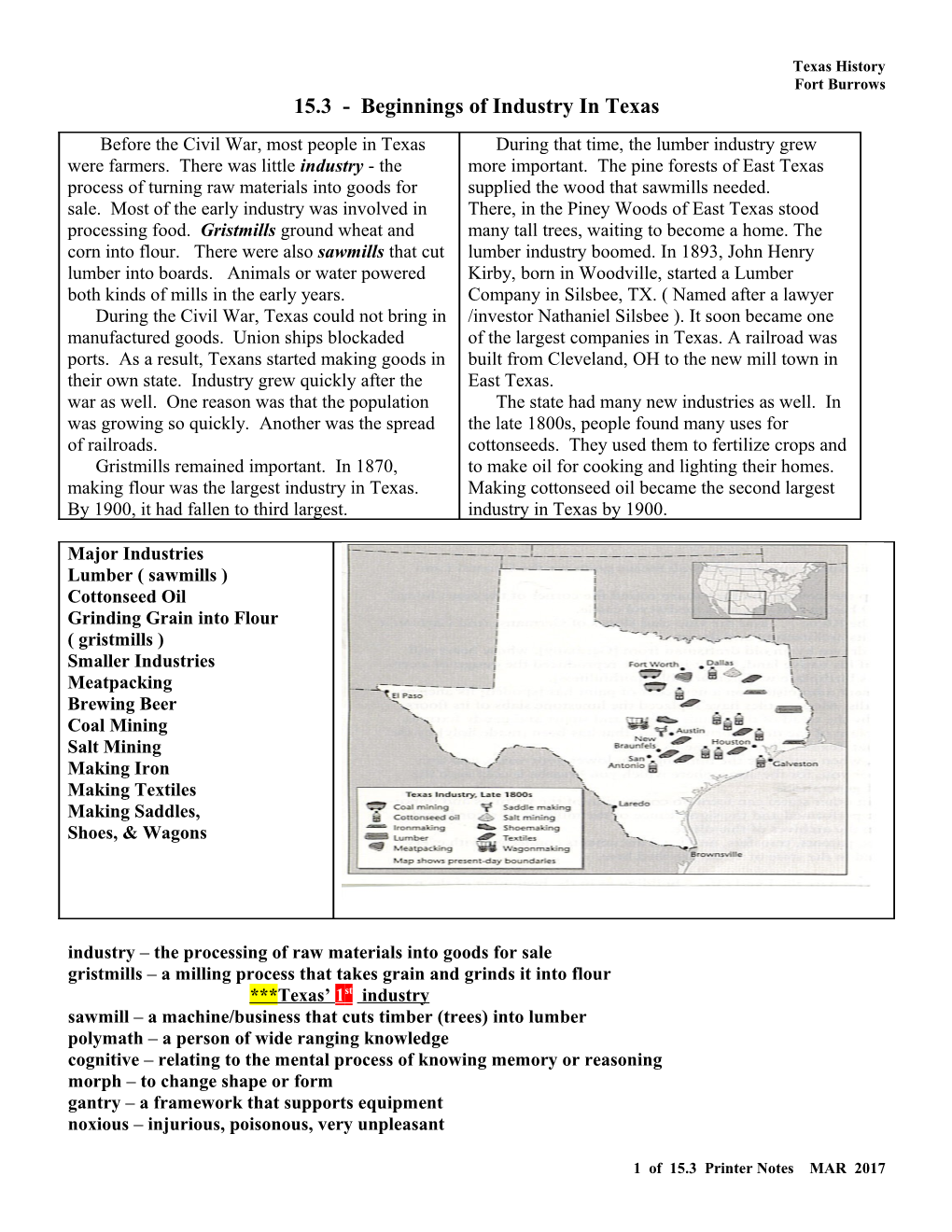 Ch 15 Sect 3 Notes