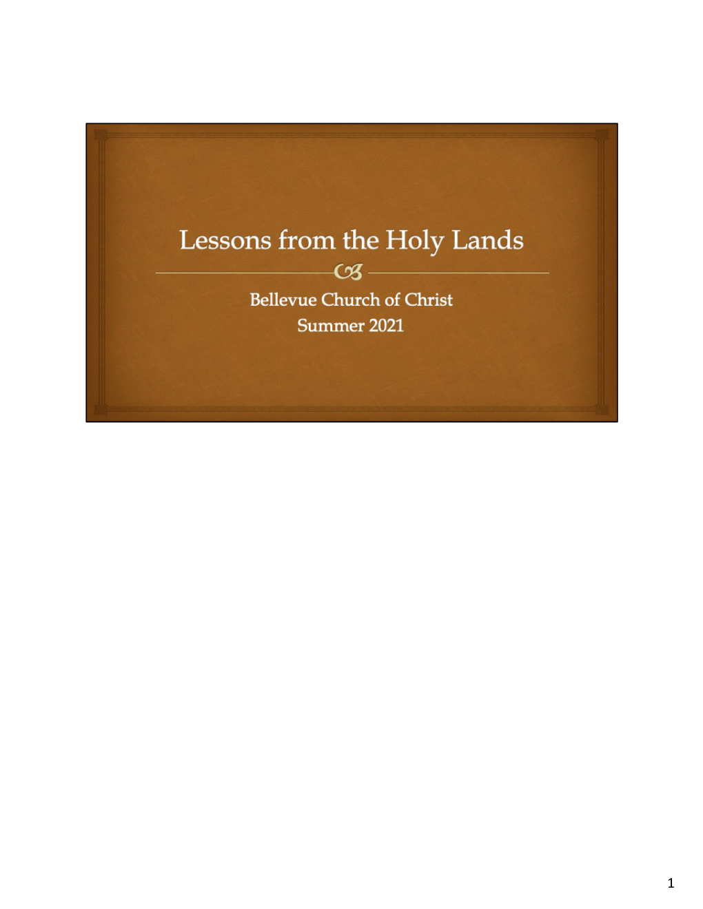 Lessons from the Holy Lands-03