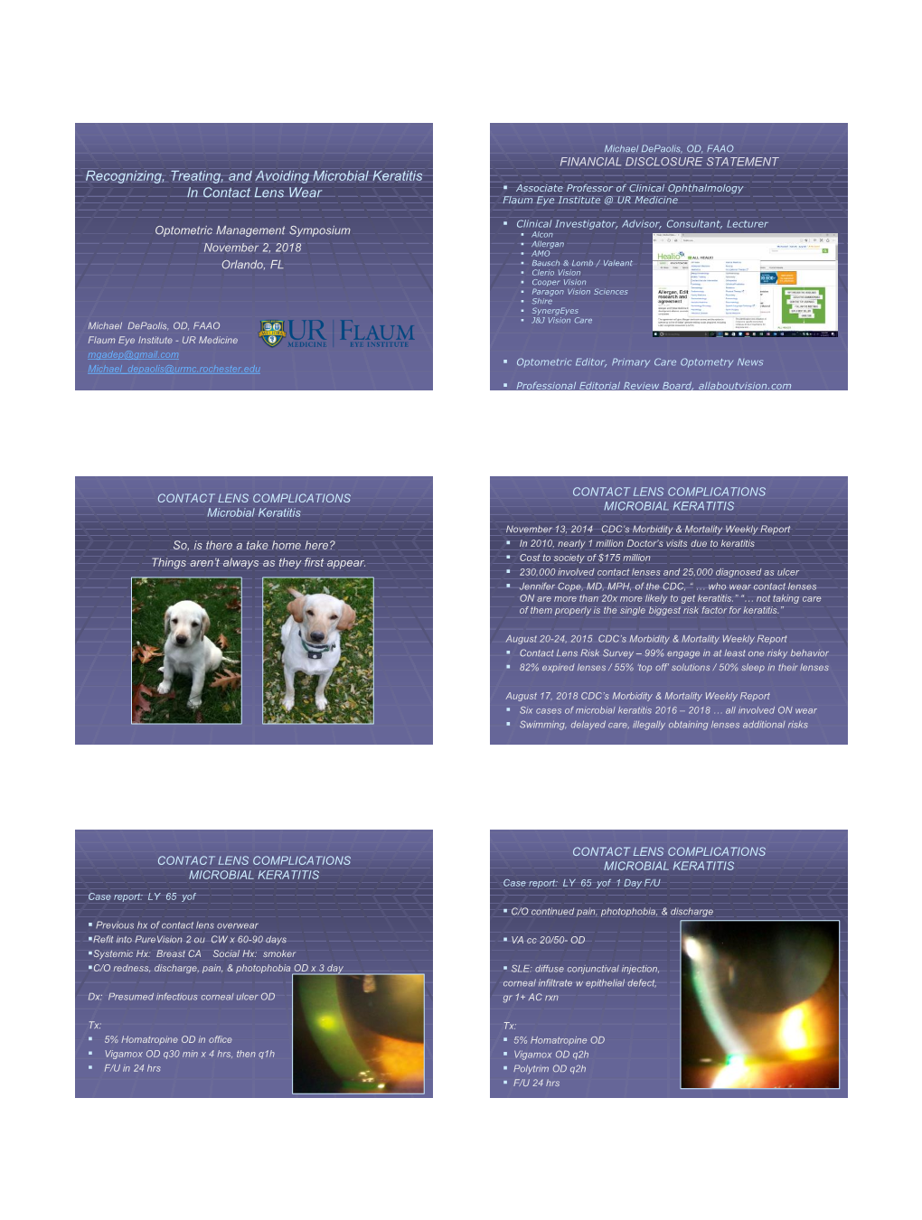 Management of the Acute Red Eye Patient