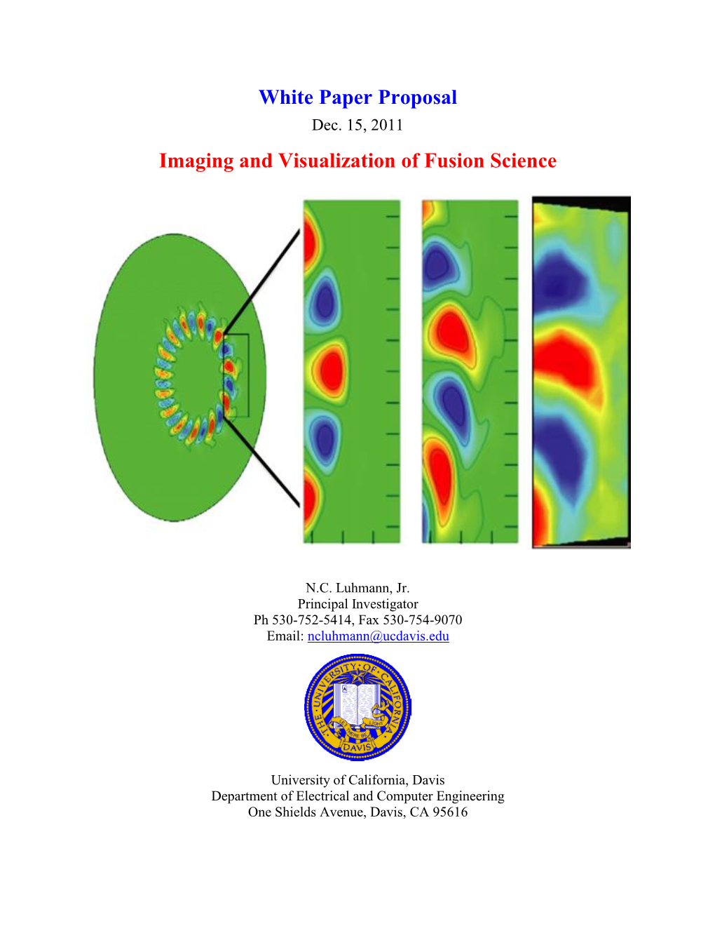 Imaging and Visualization Diagnostic for Collaboration