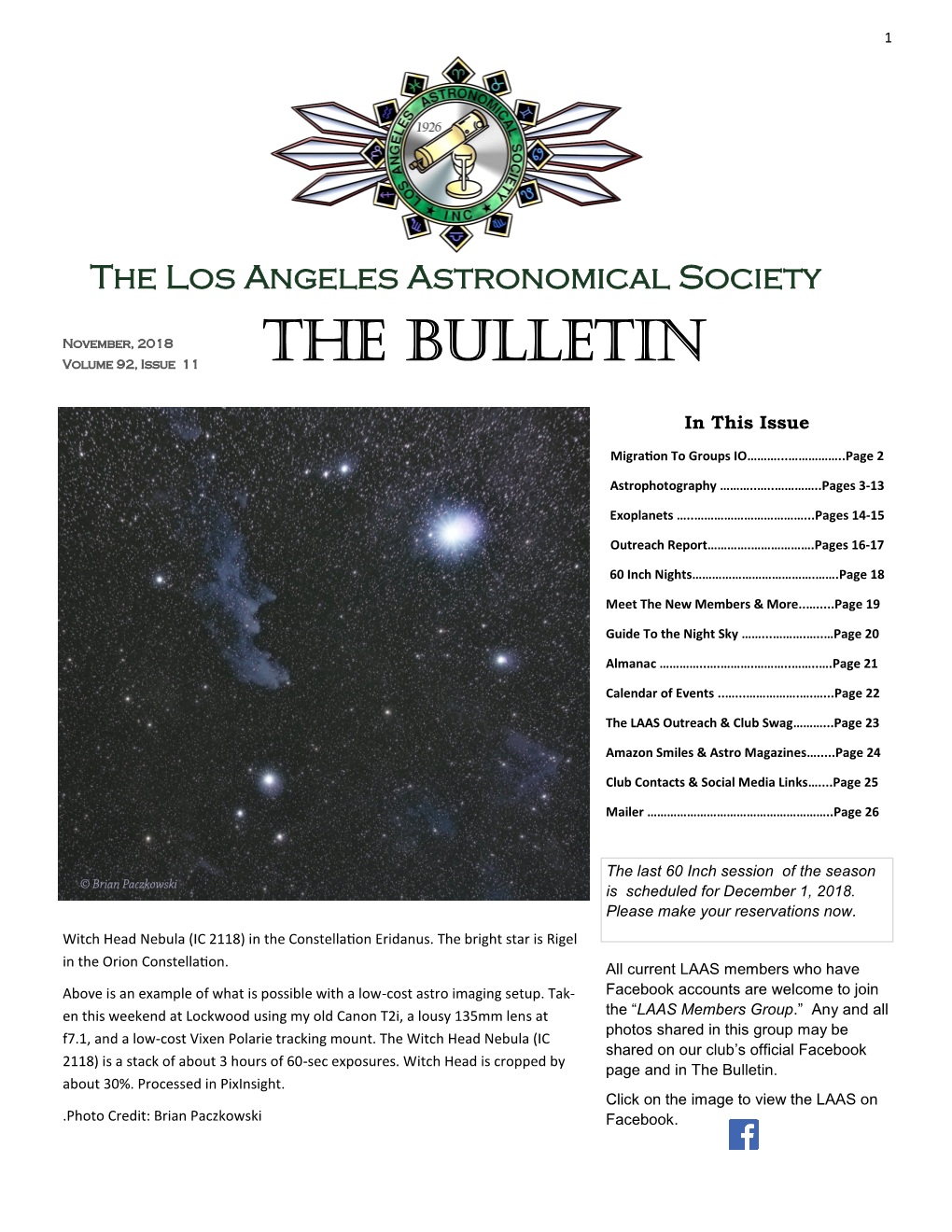 The Bulletin Volume 92, Issue 11