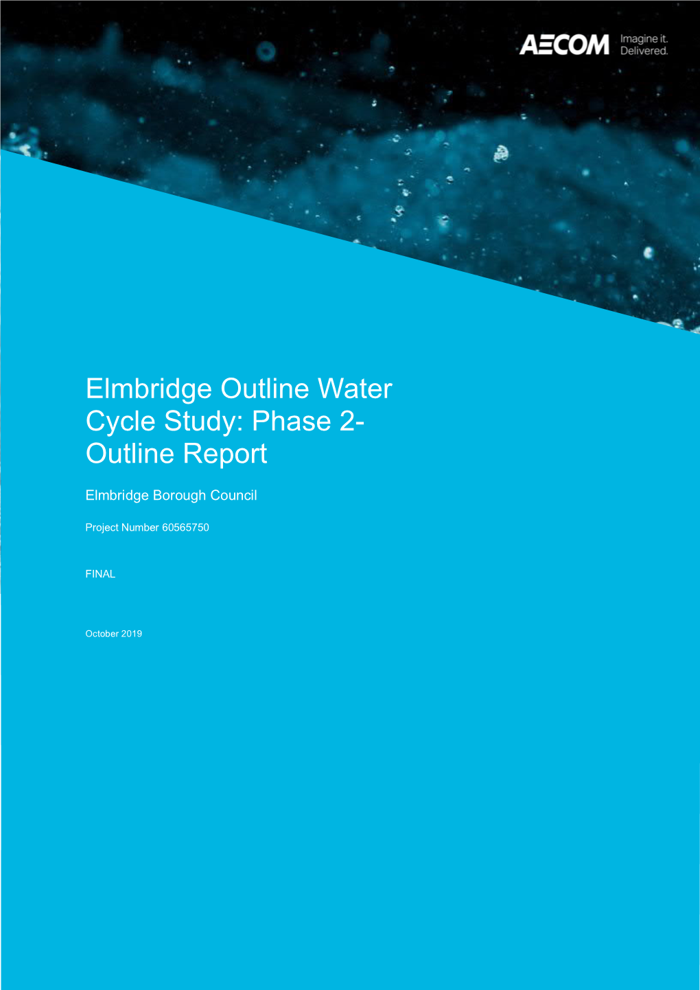 Elmbridge Outline Water Cycle Study: Phase 2- Outline Report