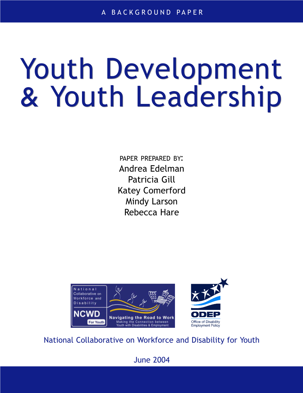 Youth Development & Youth Leadership