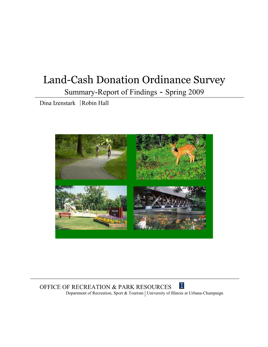 Land-Cash Donation Ordinance Survey