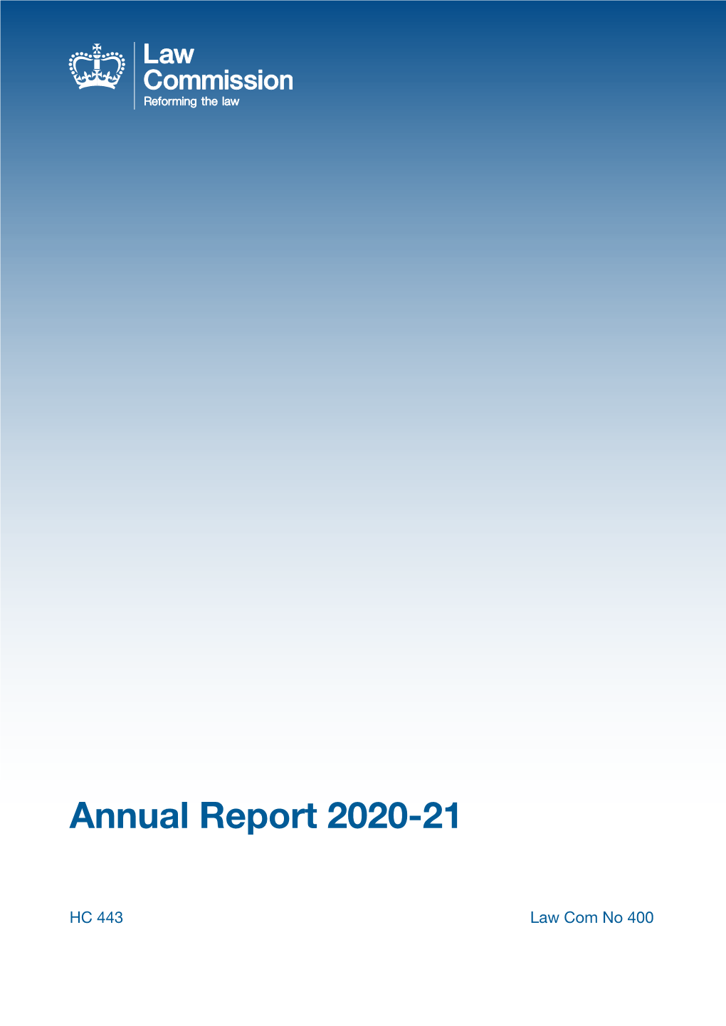 Law Commission Annual Report 2020-21