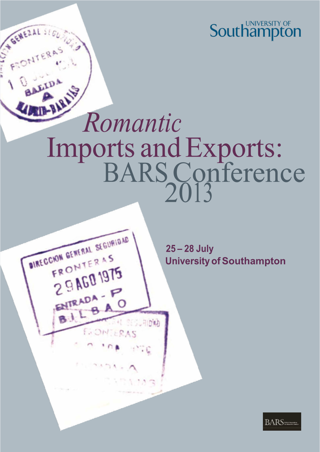 Romantic Imports and Exports Programme