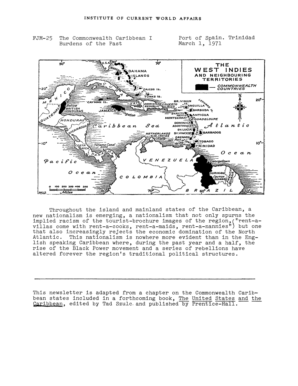 The Commonwealth Caribbean I Port of Spain