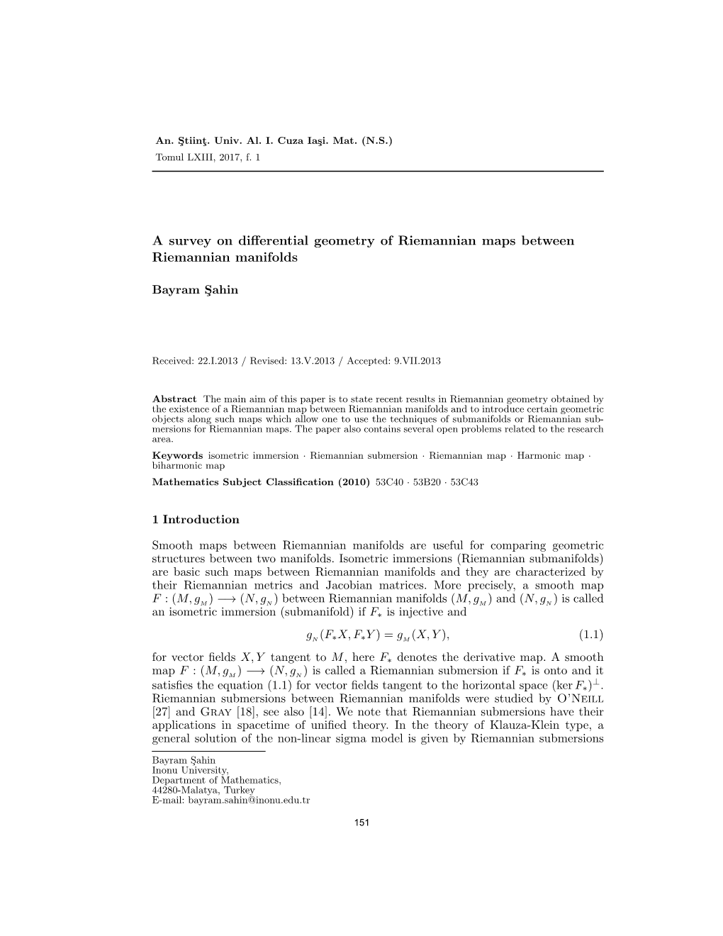 A Survey on Differential Geometry of Riemannian Maps Between Riemannian Manifolds