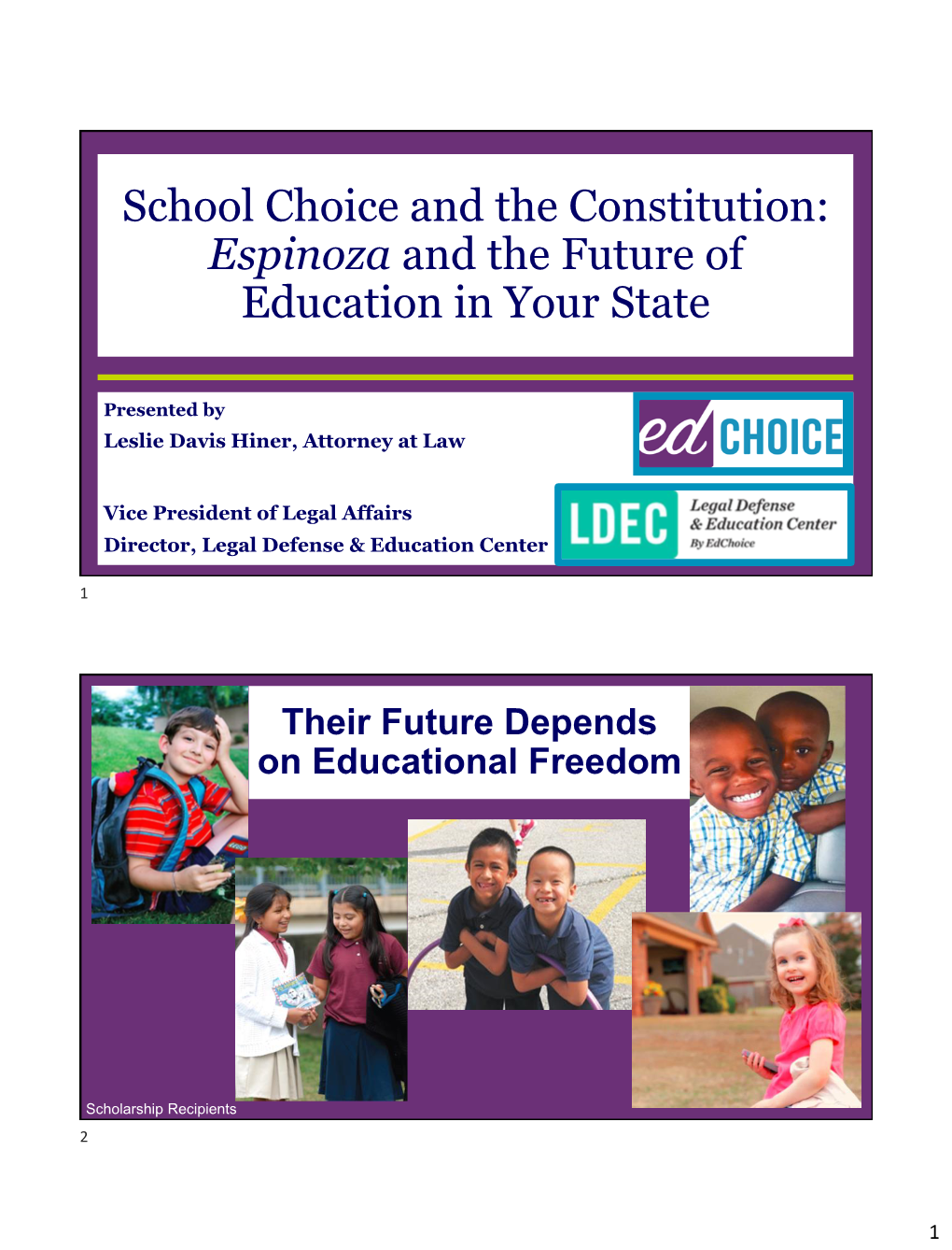 School Choice and the Constitution: Evaluating the Constitutionality of Educational Choice
