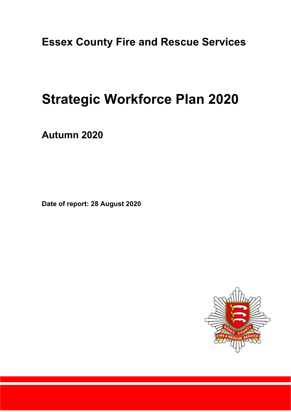 Strategic Workforce Plan 2020