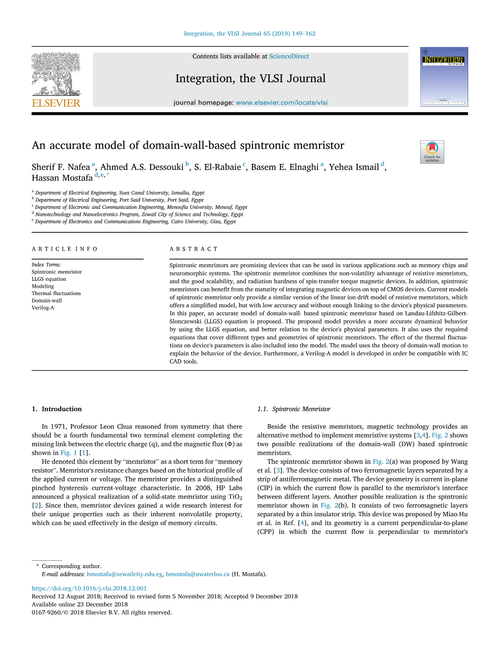 An Accurate Model of Domain-Wall-Based Spintronic Memristor