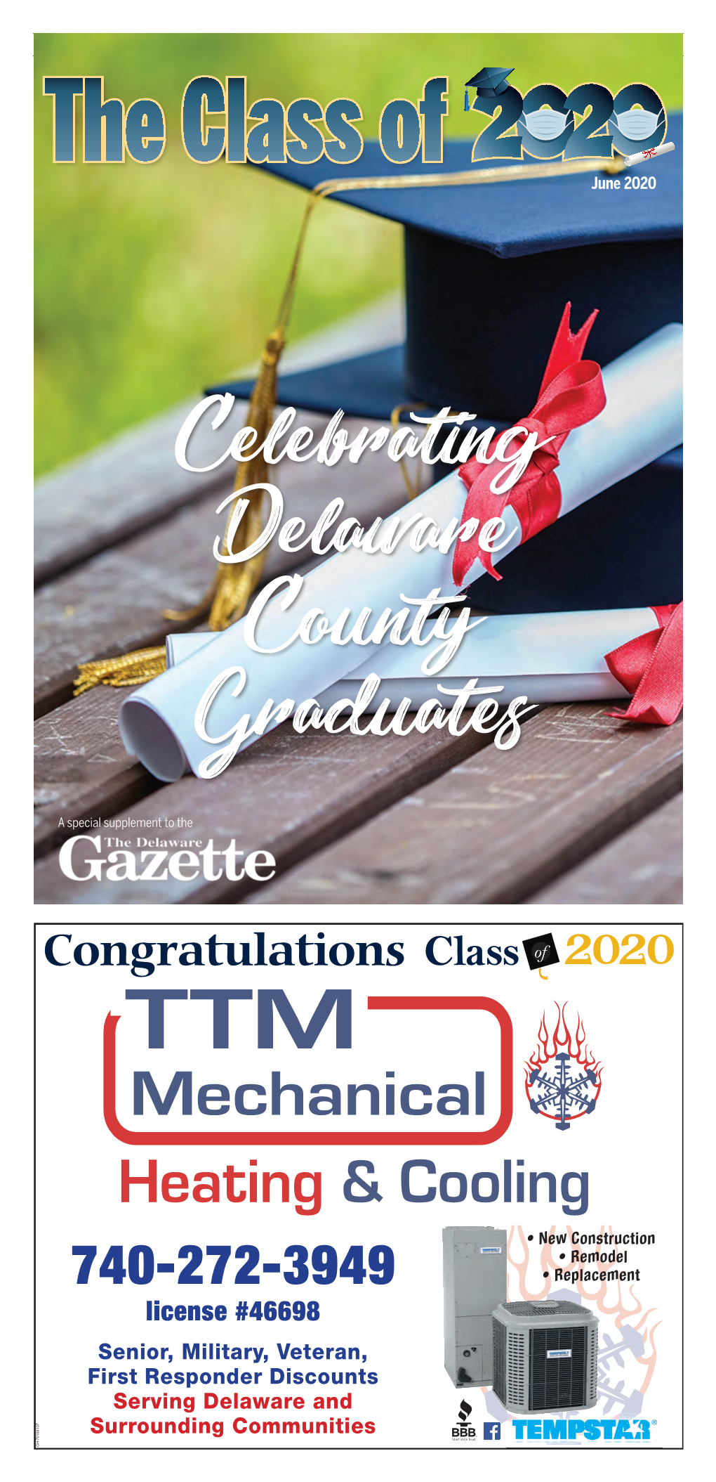 Congratulations 2020 Graduates!