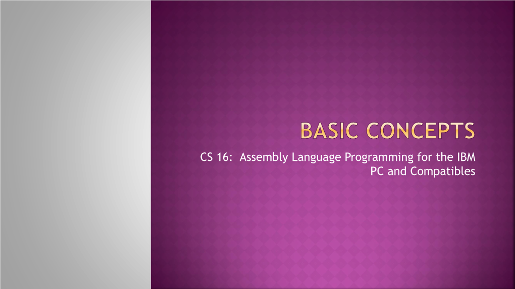 Assembly Language Programming for the IBM PC and Compatibles