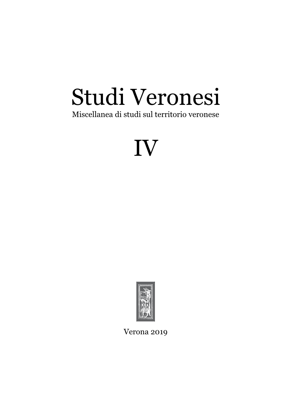 Studi Veronesi IV