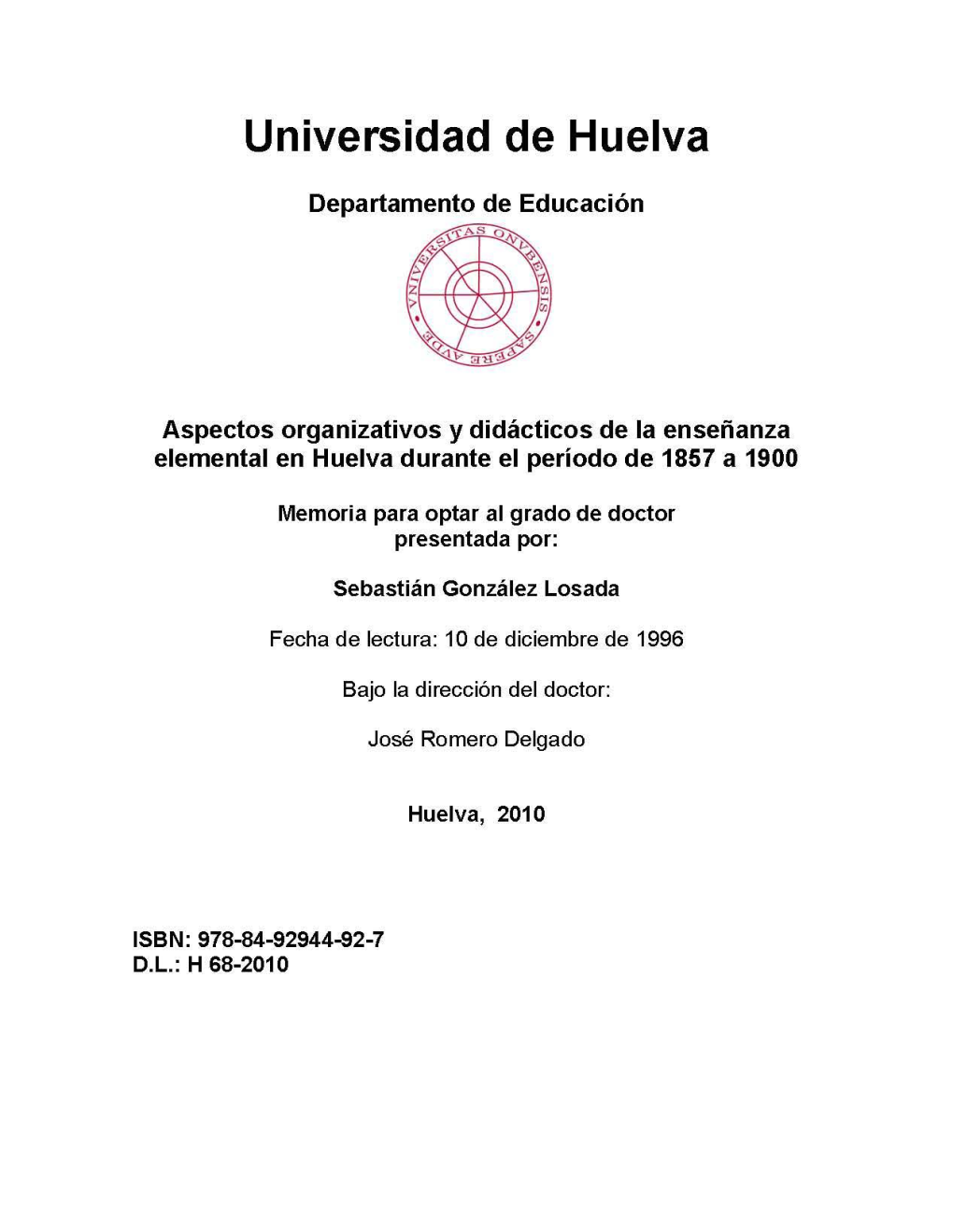 Universidad De Huelva