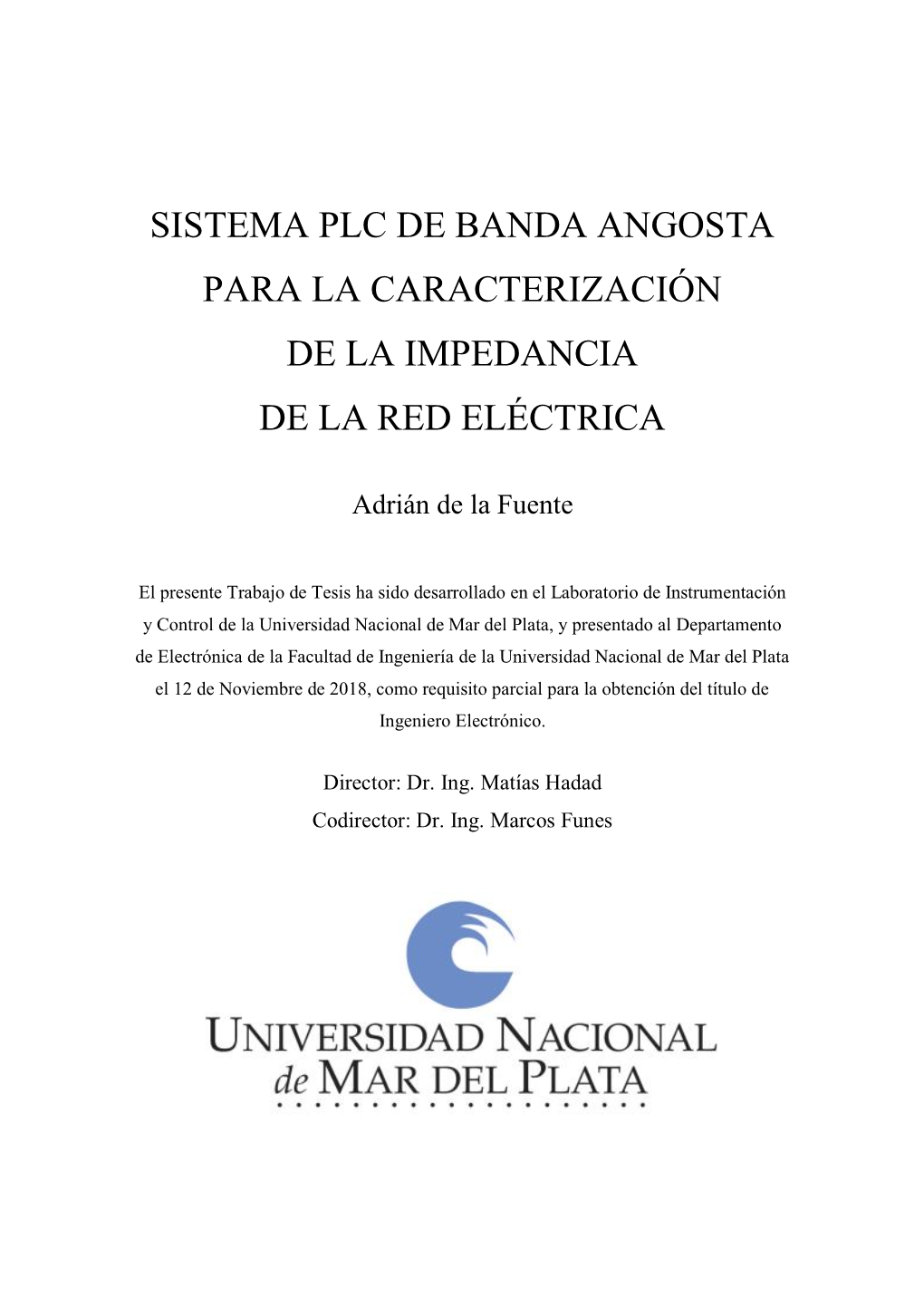 Sistema Plc De Banda Angosta Para La Caracterización De La Impedancia De La Red Eléctrica