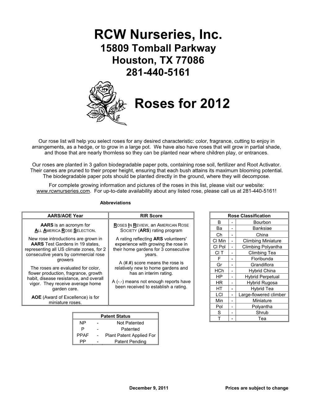 3 RCW-2012-Rose-List