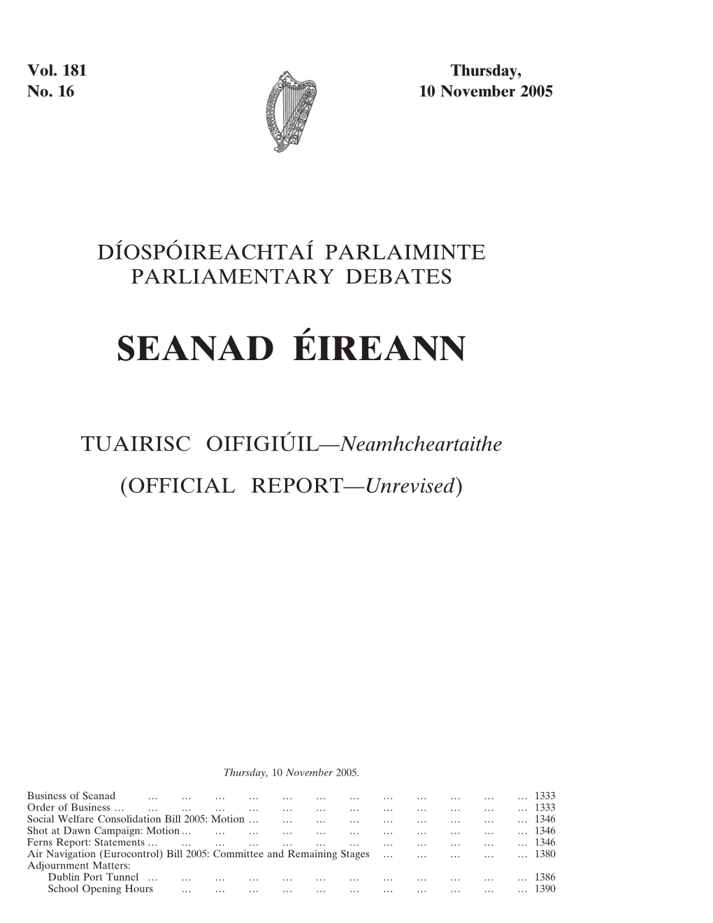 Seanad E´Ireann