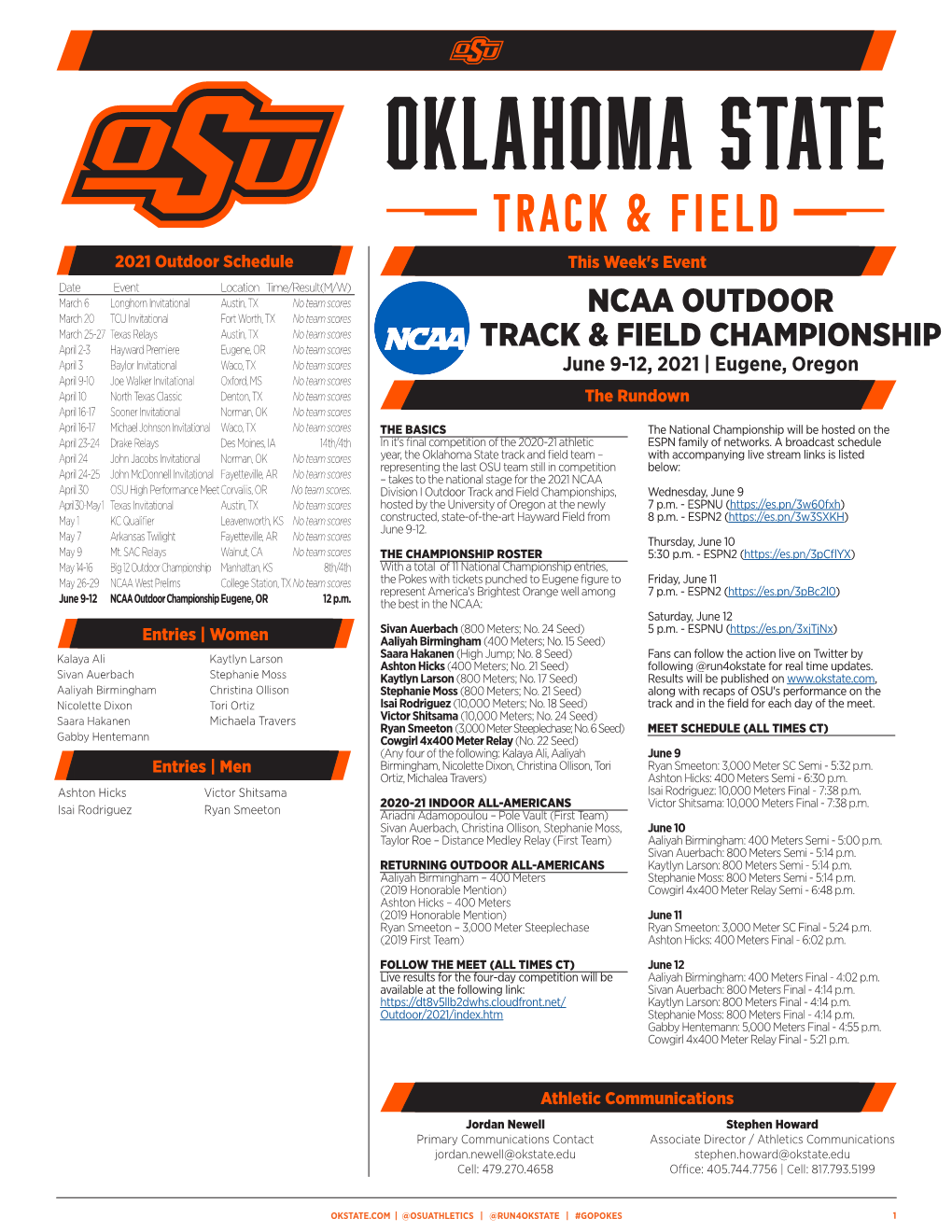 Ncaa Outdoor Track & Field Championship