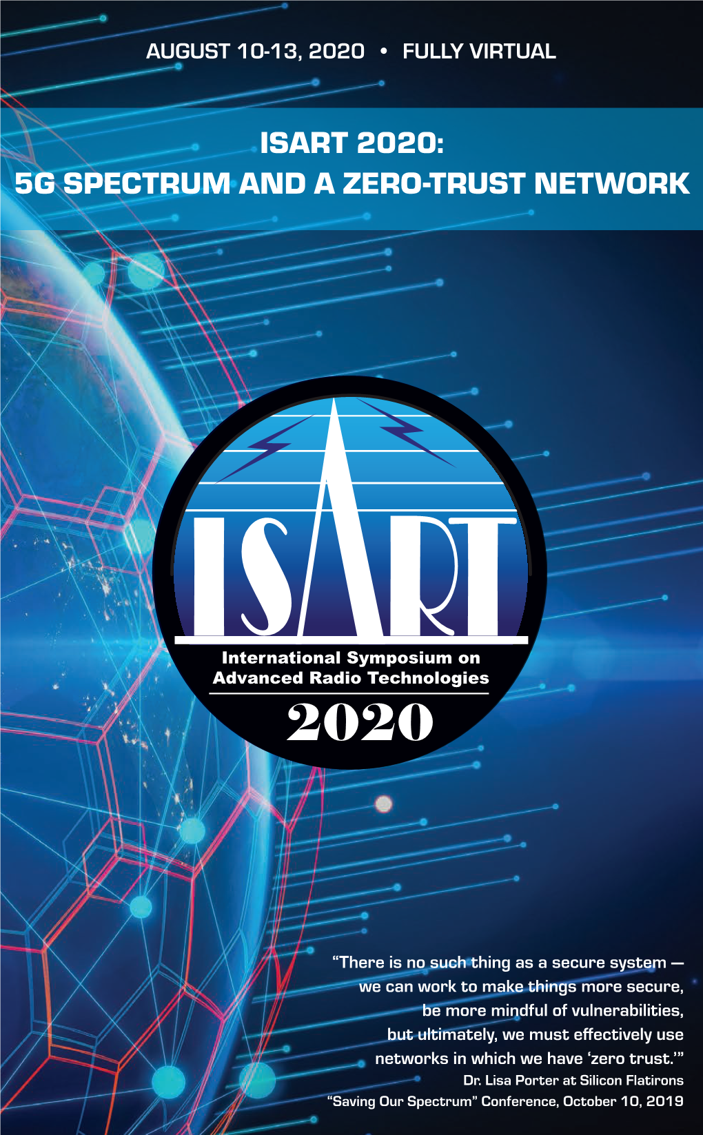 Isart 2020: 5G Spectrum and a Zero-Trust Network