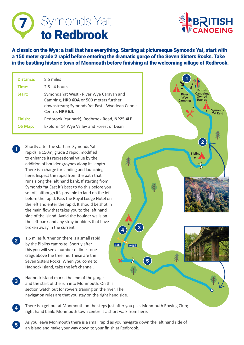 Symonds Yat to Redbrook