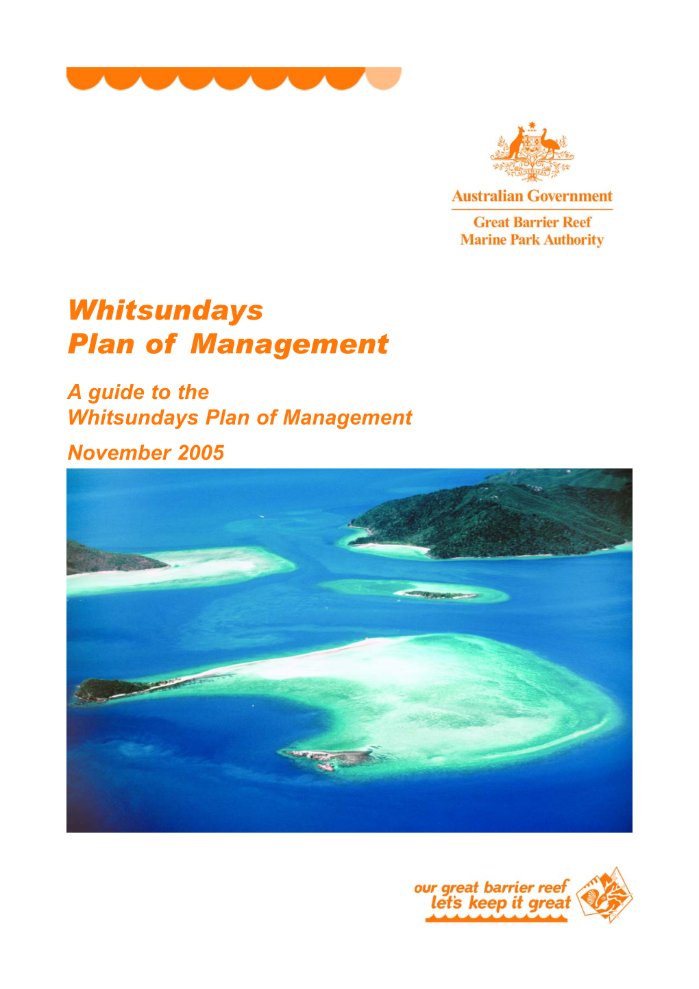 Whitsundays Plan of Management