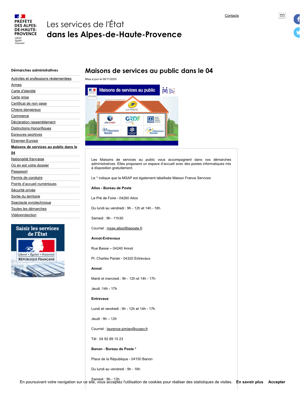 Les Services De L'état Dans Les Alpes-De-Haute-Provence