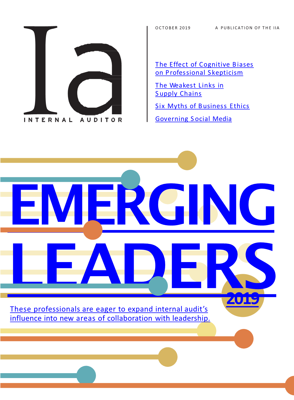 OCTOBER 2019 INTERNAL AUDITOR 7 Reader Forum WE WANT TOHEAR from YOU! Let Us Know What You Think of This Issue