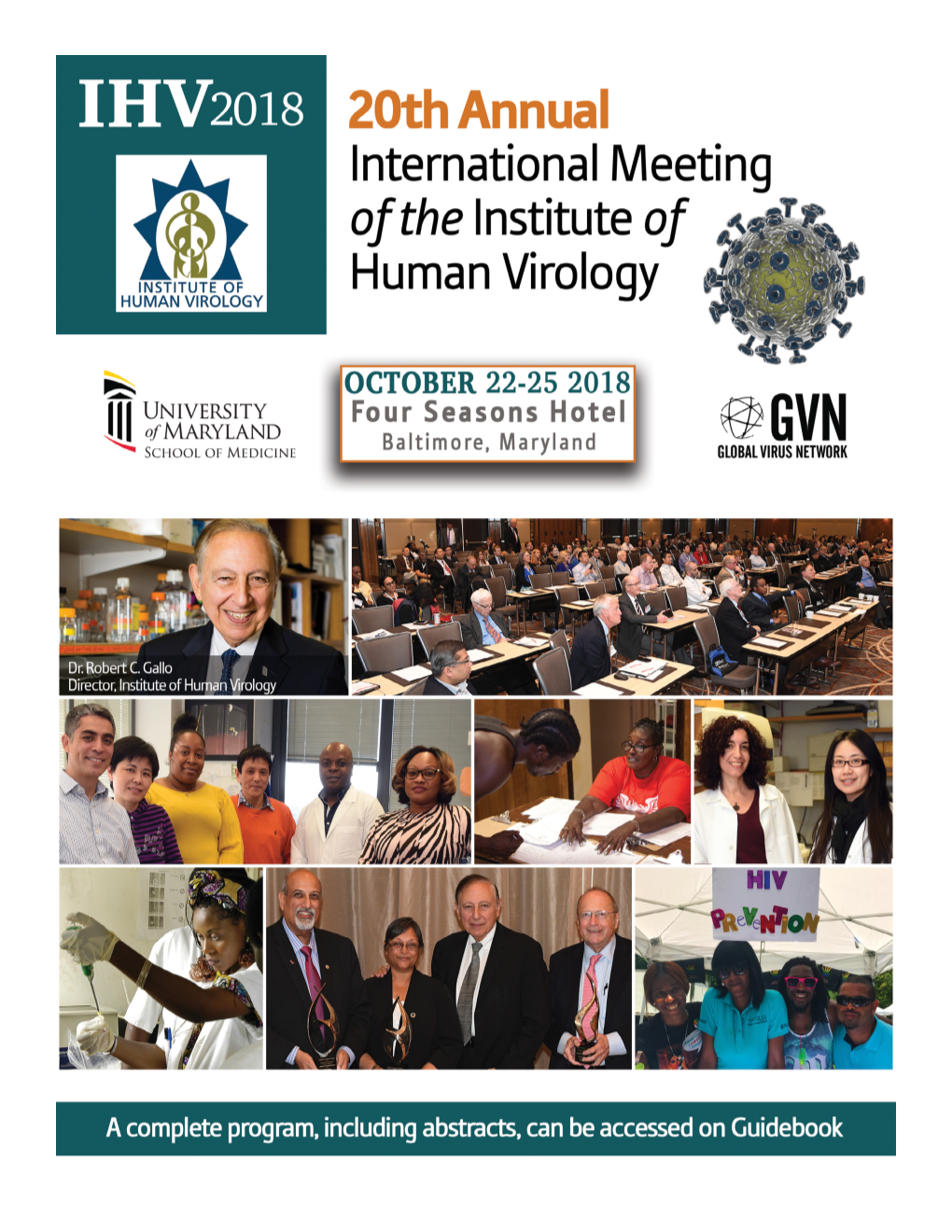 20Th Annual International Meeting of the Institute of Human Virology 1 Contents