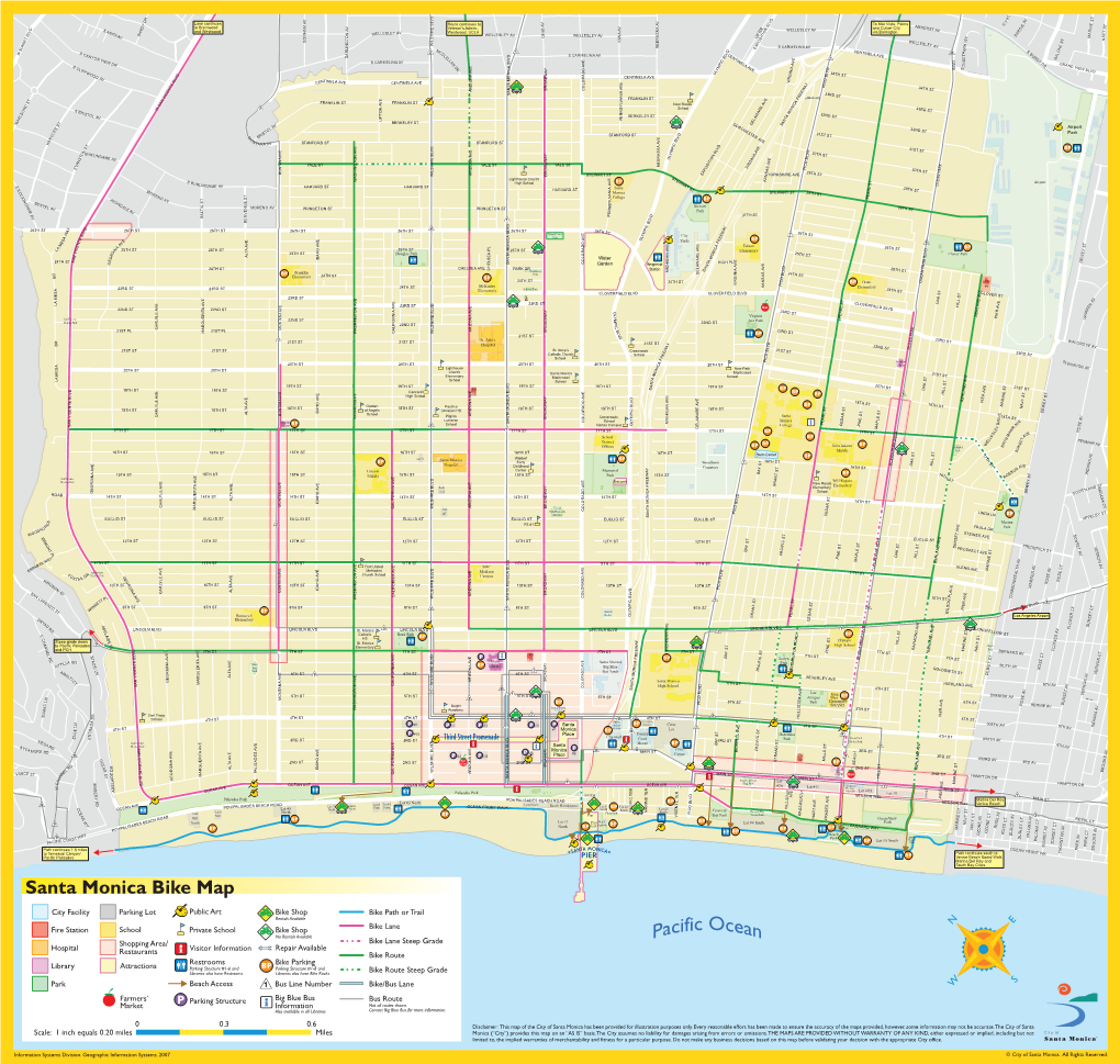 Bike Santa Monica Let’S Roll Keep Yourself Safe Cycling Is a Great Way to Get Around Most Bicycle Riding Is Done on Roads and Streets Follow Lane Markings