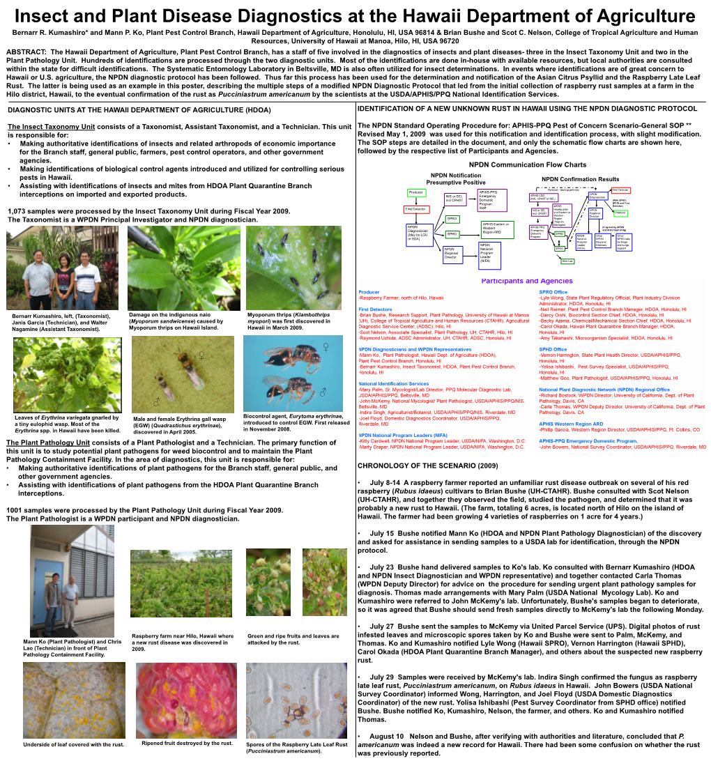 Kumashiro- Insect and Plant Disease