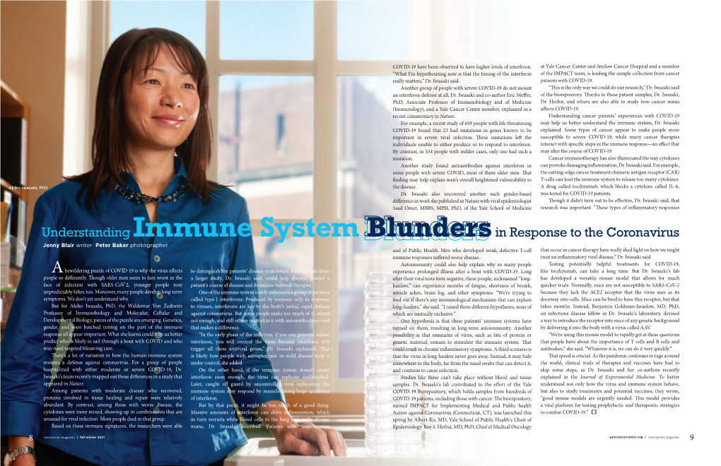 Immune System Blundersin