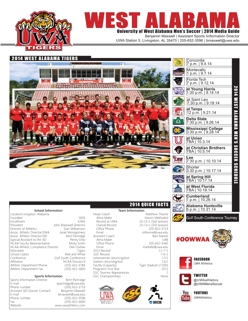 2014 MSOC Media Guide.Indd