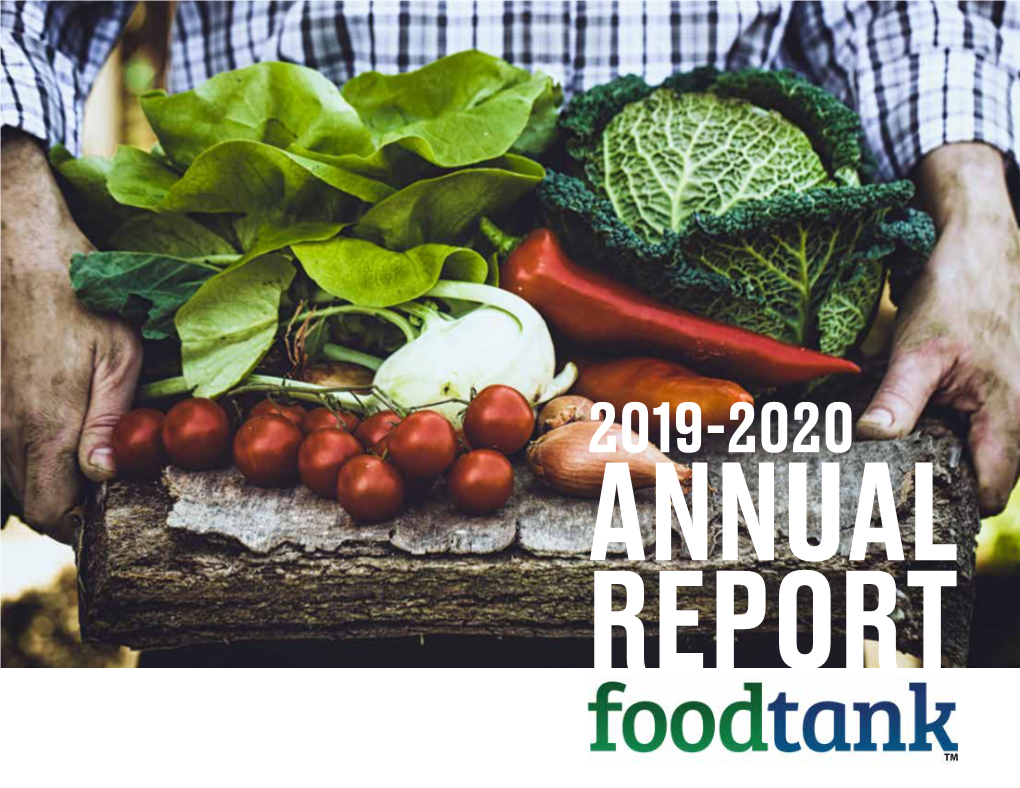 2019-2020 Annual Report Table of Contents