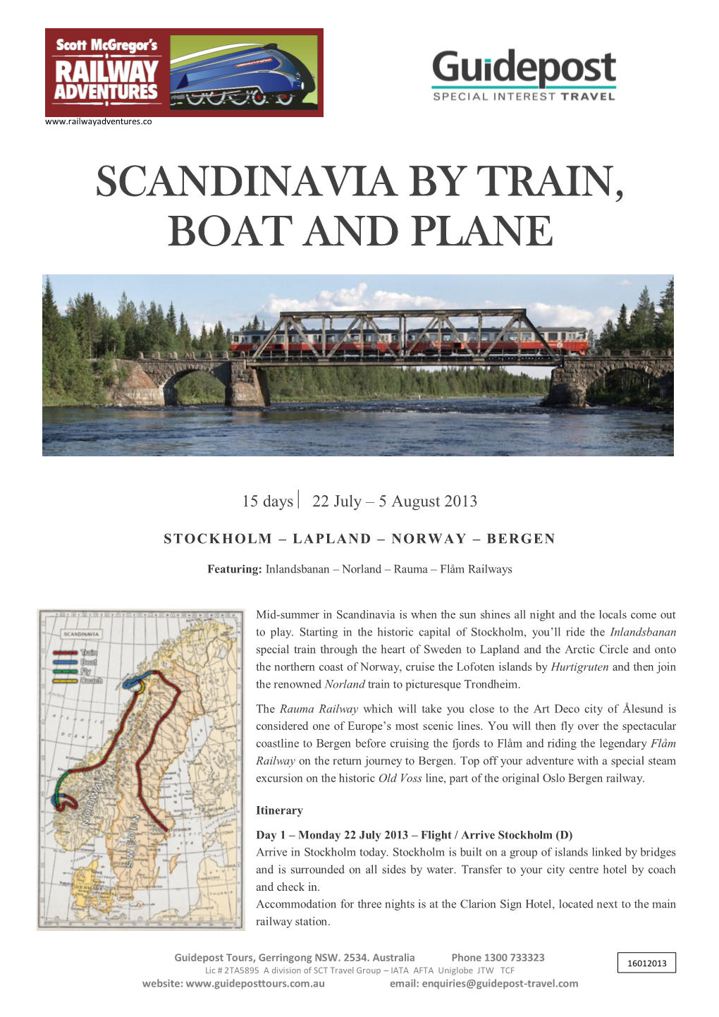 Scandinavia by Train, Boat and Plane