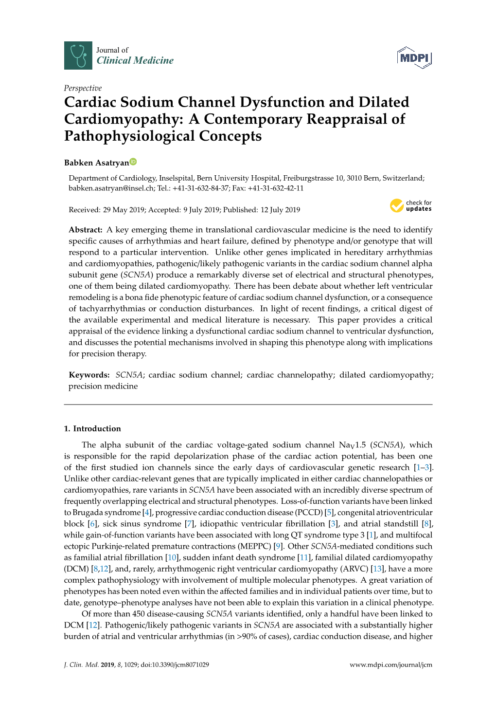 Cardiac Sodium Channel Dysfunction and Dilated Cardiomyopathy: a Contemporary Reappraisal of Pathophysiological Concepts