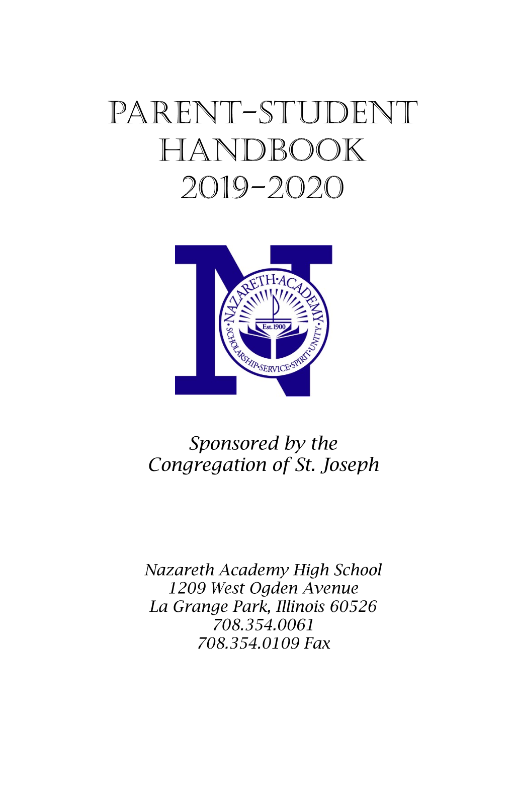 Parent-Student Handbook 2019-2020