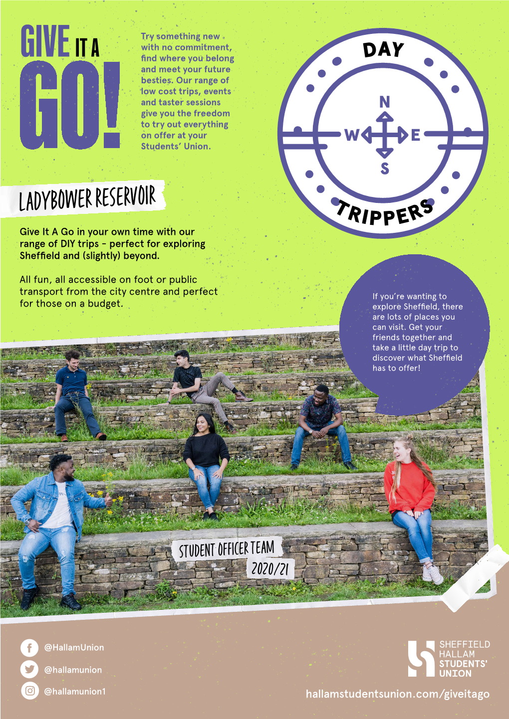 LADYBOWER RESERVOIR T RIPPERS Give It a Go in Your Own Time with Our Range of DIY Trips - Perfect for Exploring Sheffield and (Slightly) Beyond