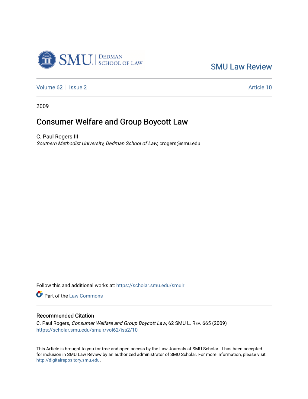 Consumer Welfare and Group Boycott Law