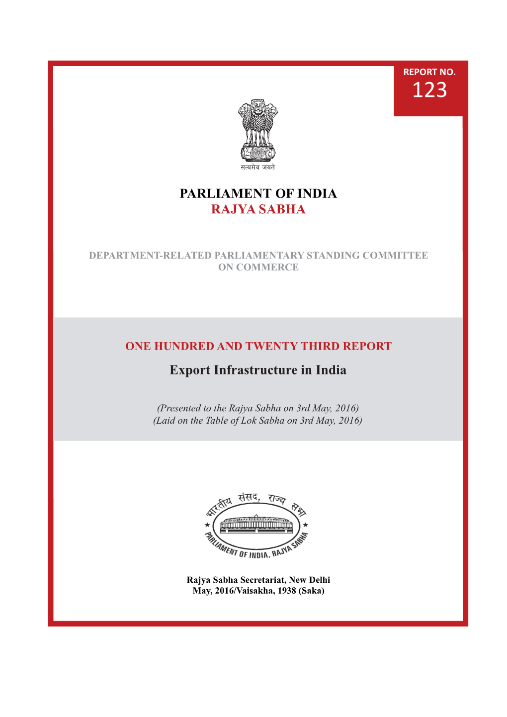 Parliament of India Department Related Parliamentary