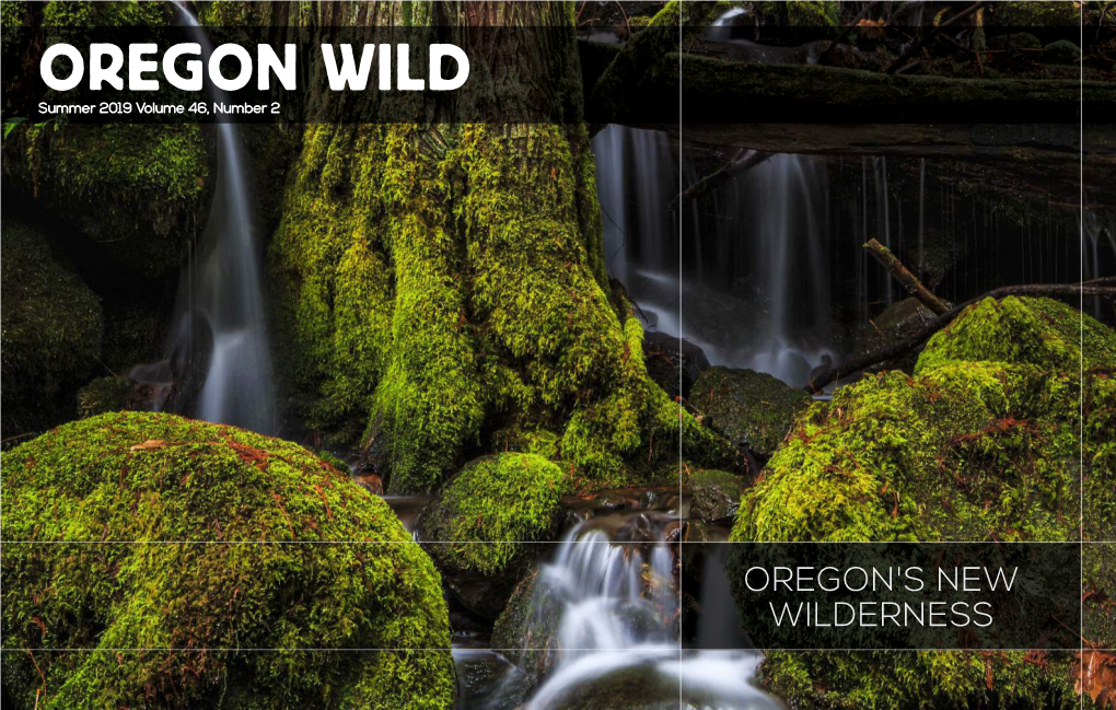 Oregon Wild Newsletter Summer 2019