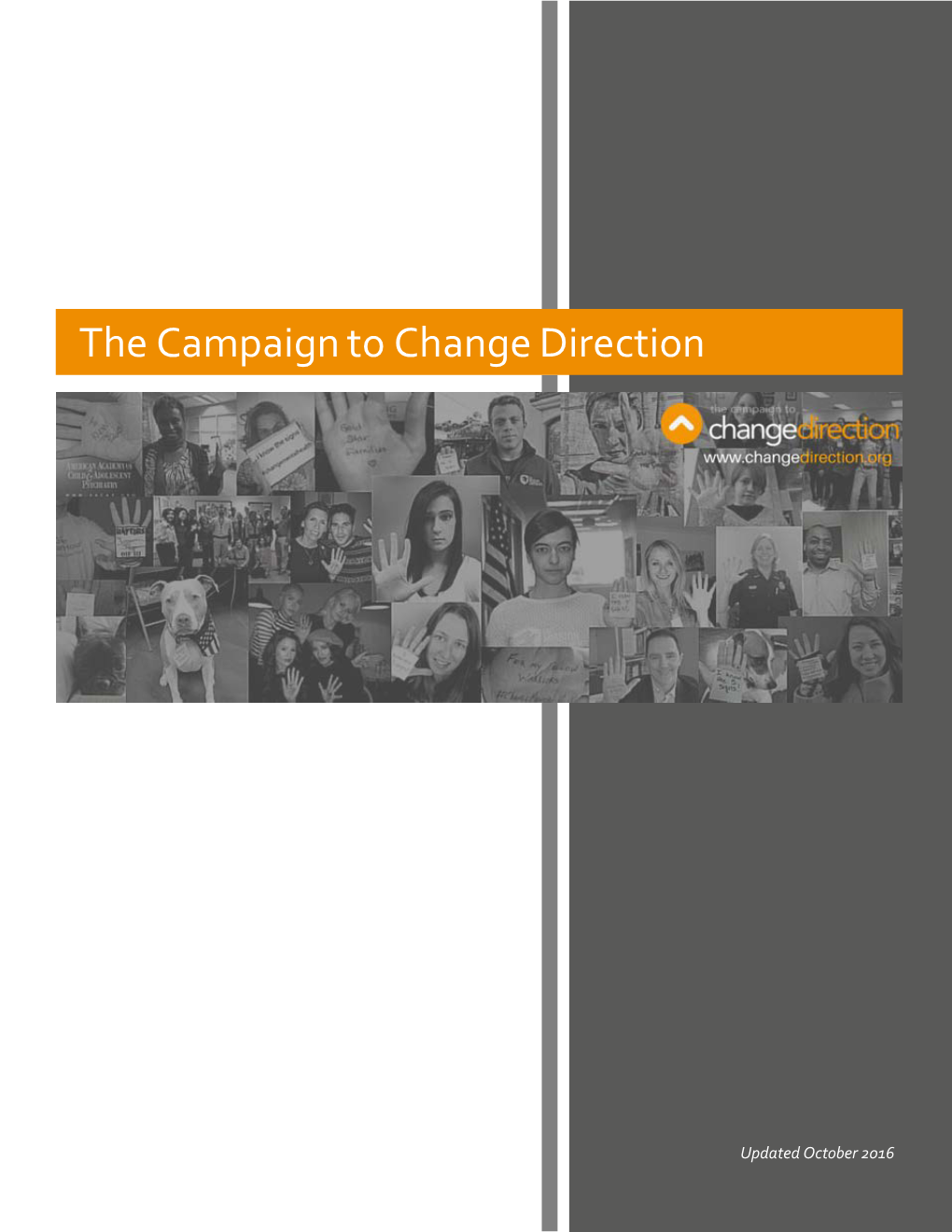 The Campaign to Change Direction Materials